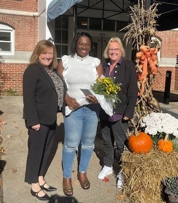 Also present are Sue Foster, her Resident Care Director, and Sue Strandberg, Director of Mission Integration and Workforce Development